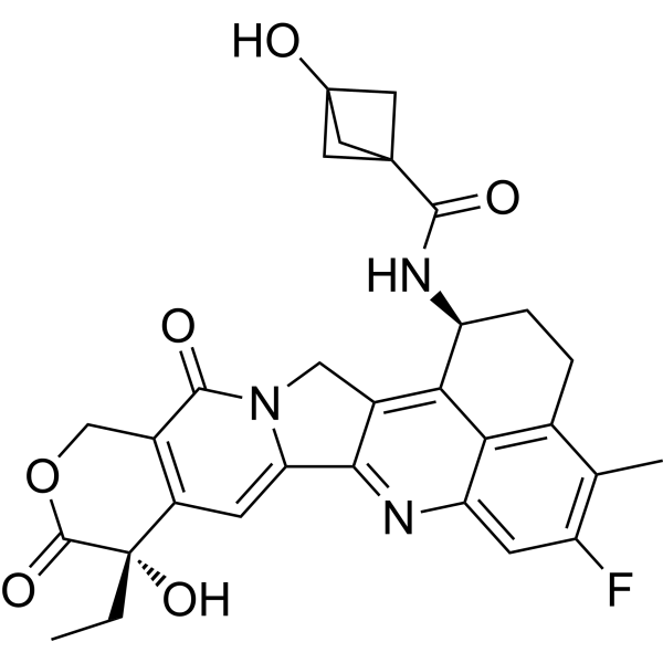 Exatecan-amide-bicyclo[1.1.1]pentan-1-ol 2866299-06-9
